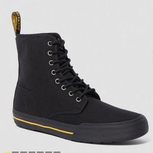 Dr. Martens Winsted Canvas Black High Sneakers